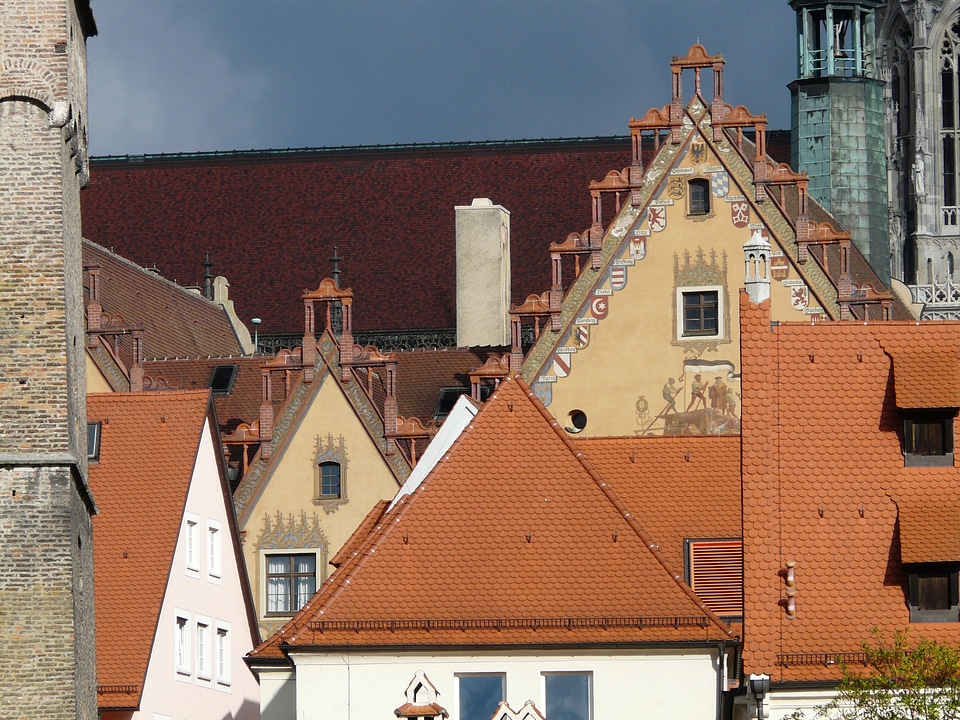 Roof architecture historic center