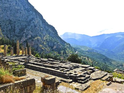 Mountain ancient architecture