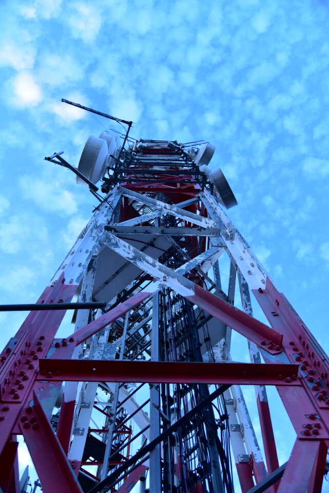 Communications repeater sky