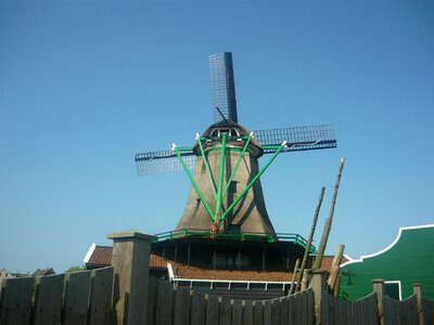Windmill holland dutch sky