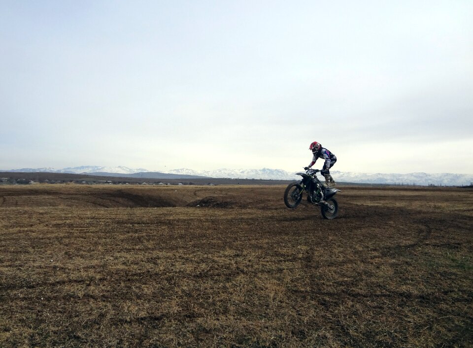 Motorcycle sports tricks