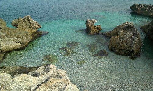 Sea beach stones photo