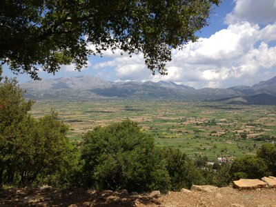 Lasithi island of crete clouds
