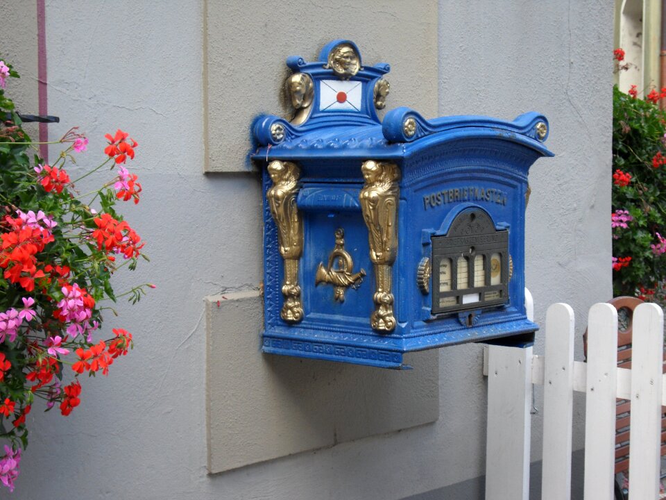 Decorated old metal