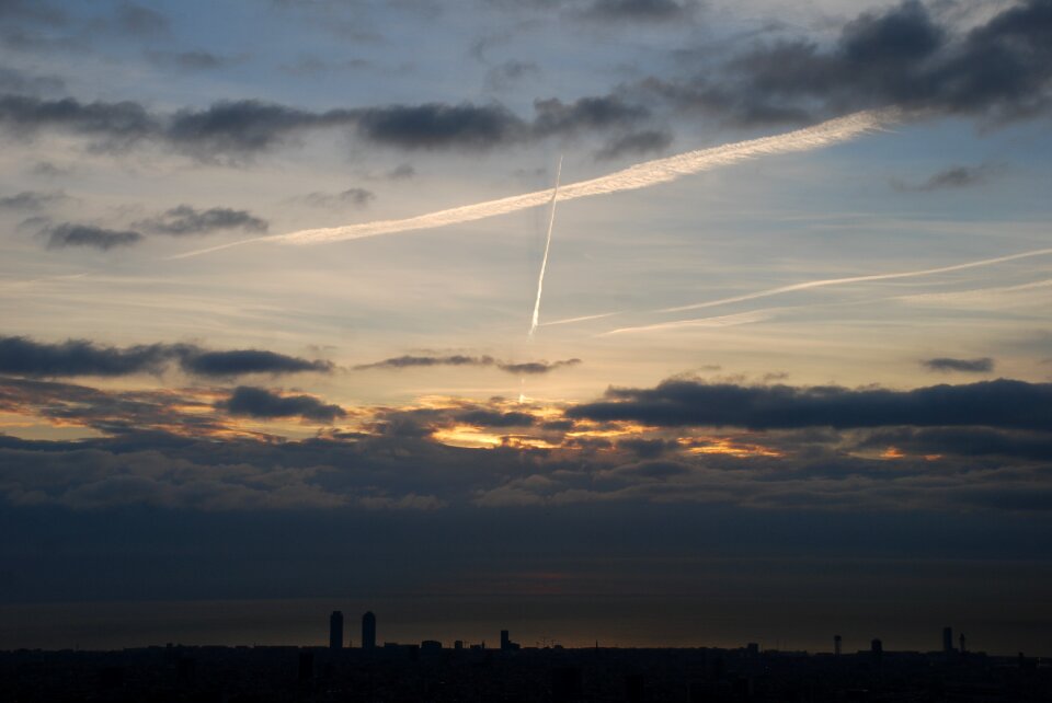 Sky clouds sunset