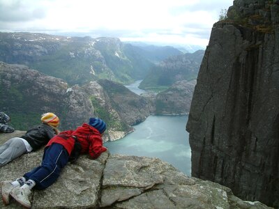 Landscape fjord scandinavia