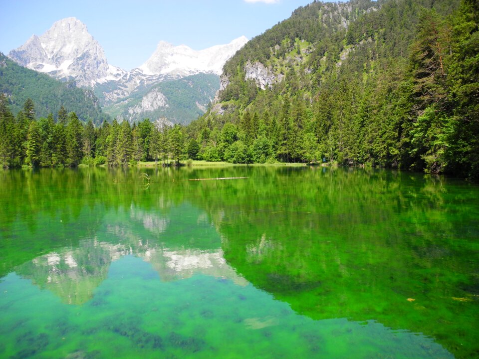 Alpine mountains landscape