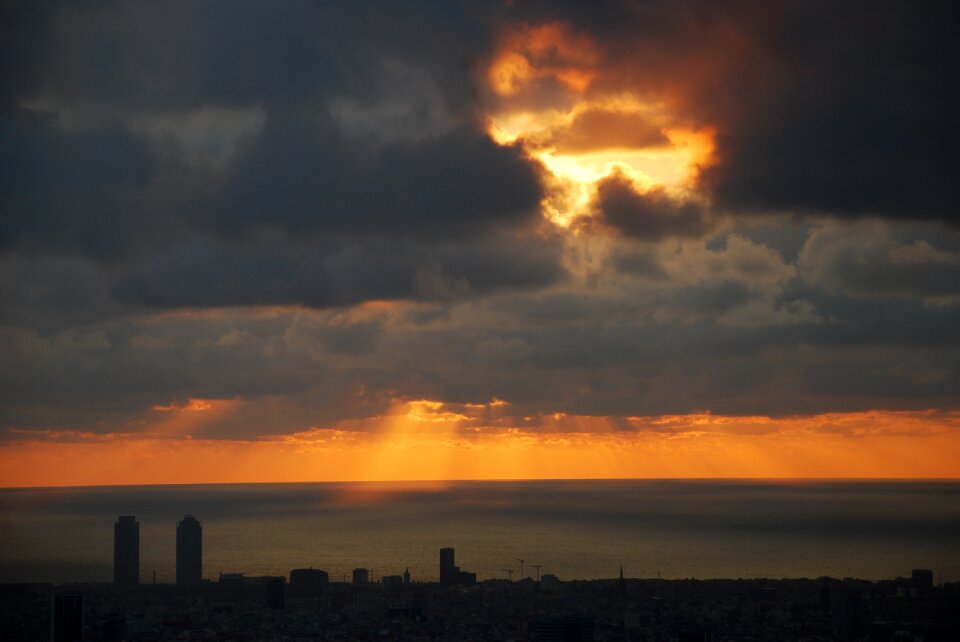 Sky clouds sunset