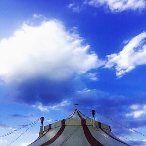 Blue clouds blue sky