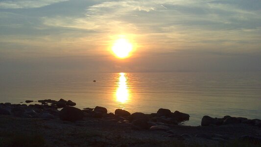 Sweden evening sea photo