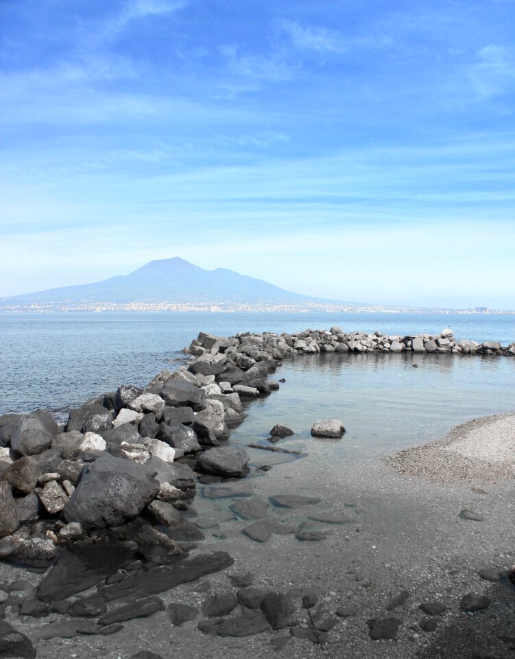 Castellammare di stabia vesuvius beach