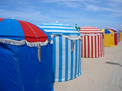 Beach trouville stripes