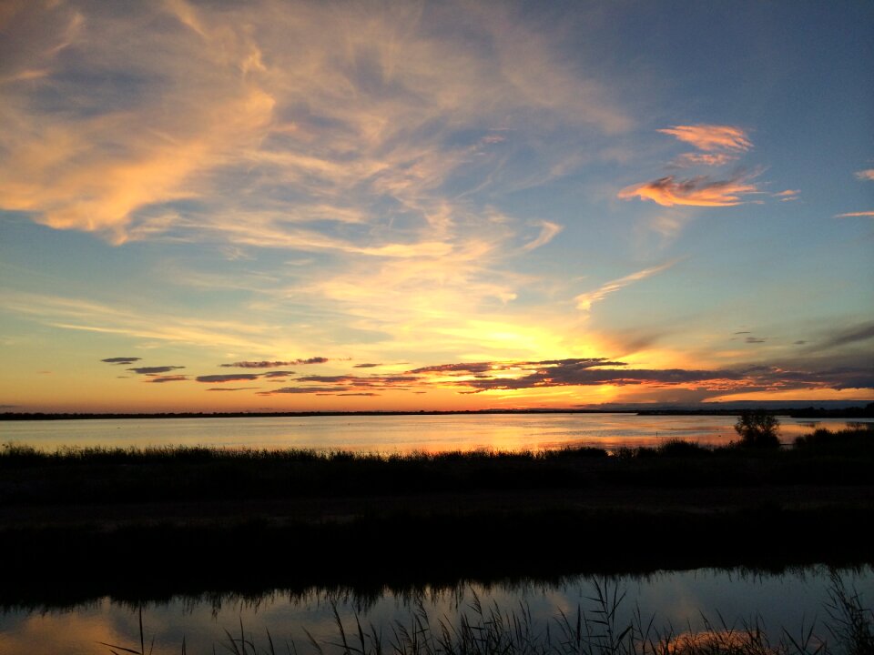 Sky sea clouds