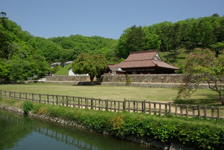 Okayama shizutani school stone wall