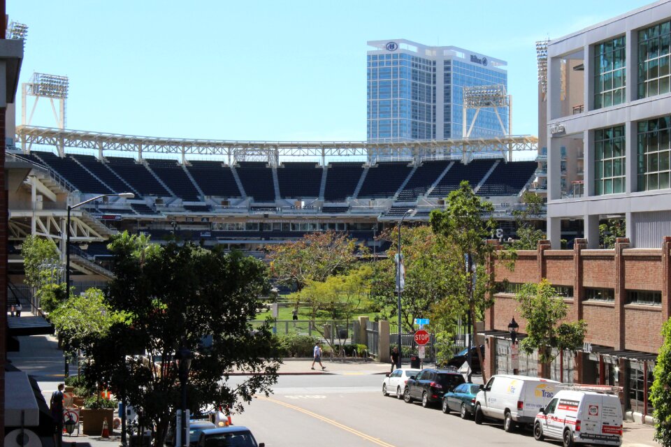 Cityscape urban baseball