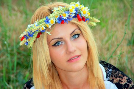Blonde portrait nice