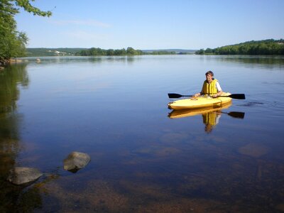 Kayaking water