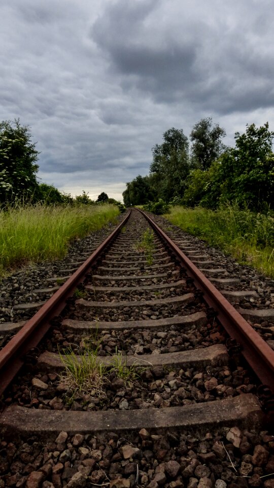 Track train track bed