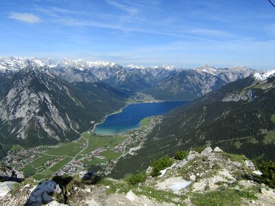 Alpine nature summit photo