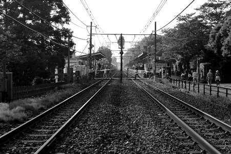 Evening journey local lines