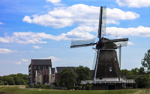 Wind mill holland historic mill