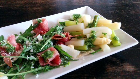 Serrano ham parmesan