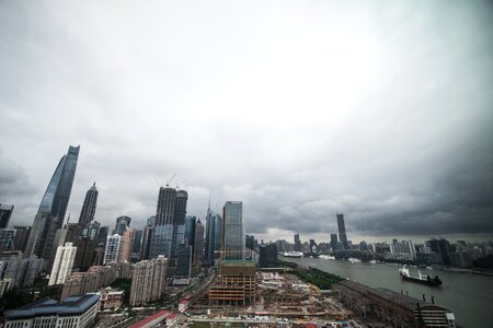 Lu jia zui shanghai clouds photo