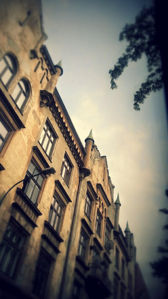 City sky old