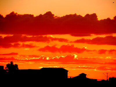 Sunset twilight end of afternoon photo