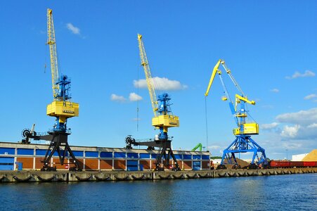 Harbour crane industry germany photo