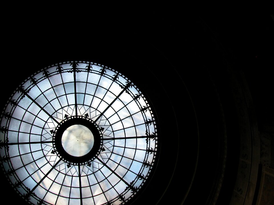 Dark abstract circle