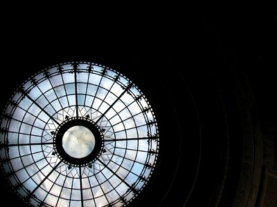 Dark abstract circle