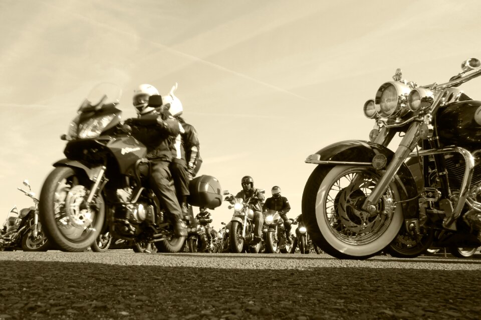 Motorbike transport road