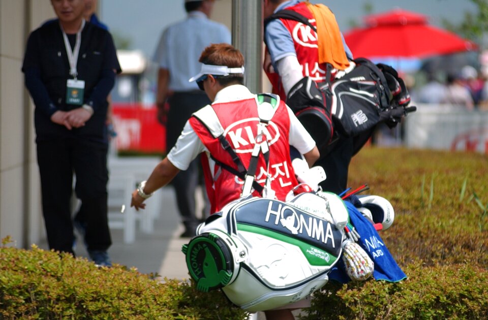 South korea women's open positive gene caddy