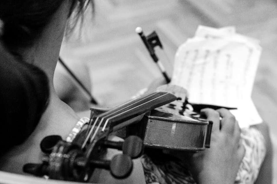 Notenblatt musician string