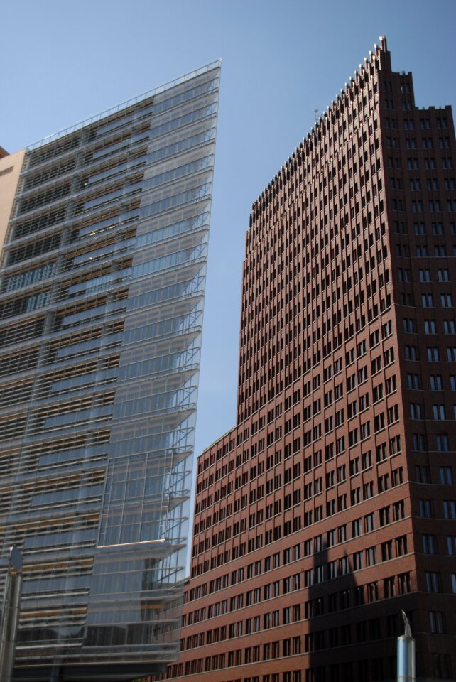 City skyscrapers structures
