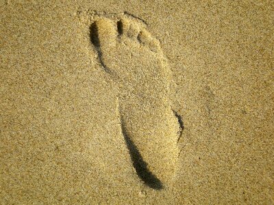 Footprint barefoot Free photos