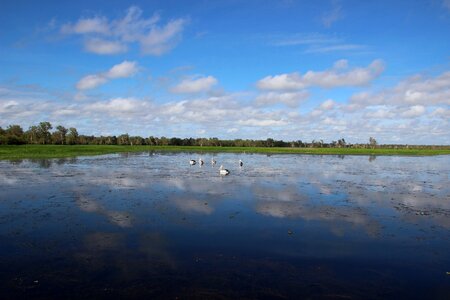 Body of water sky reflection
