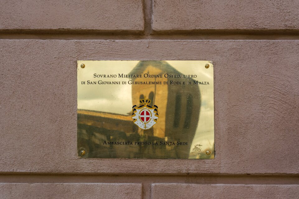 The order of malta rome italy