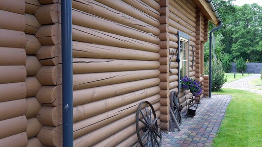 Lithuania palanga wooden house