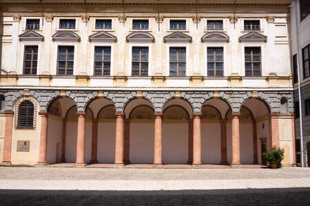 Historically palace facade