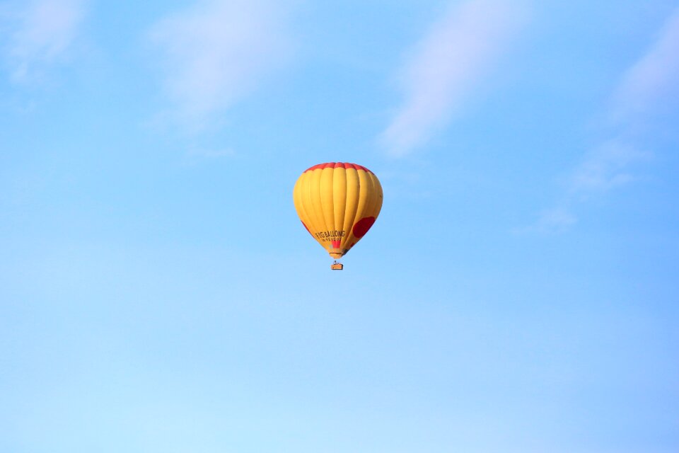 Hot air balloon himmel sky