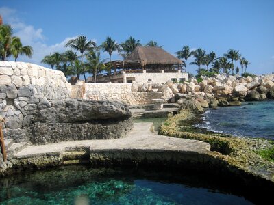 Travel beach landscape