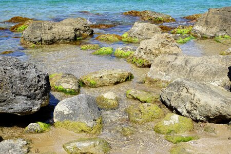 Rock island balearic islands