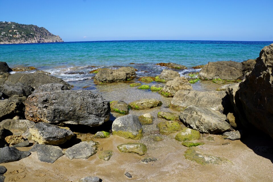 Rock island balearic islands