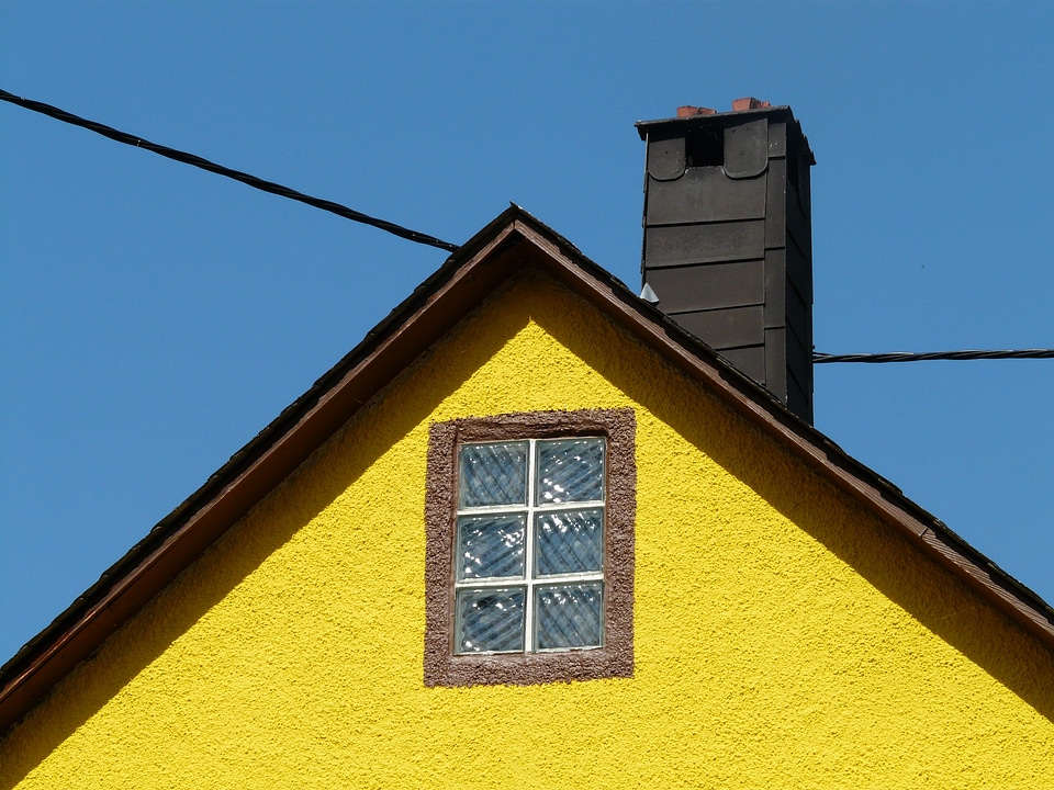 Chimney window facade