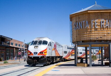 Railroad travel southwest photo