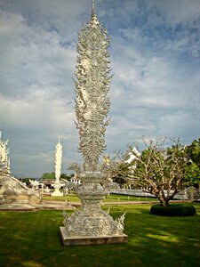 Thailand the white temple chiang rai province photo