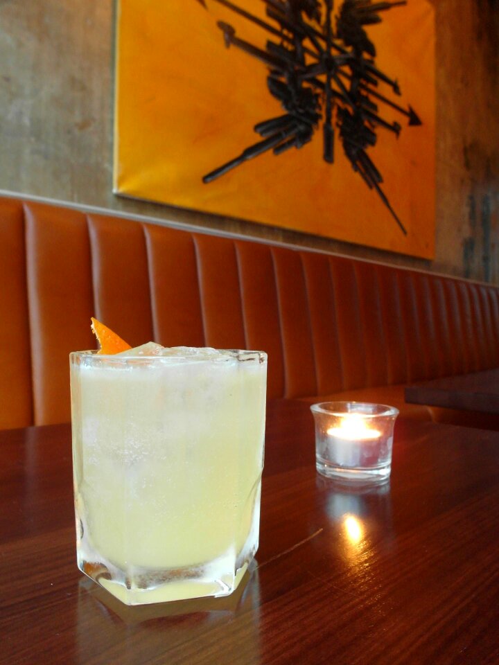 Glass summer refreshment