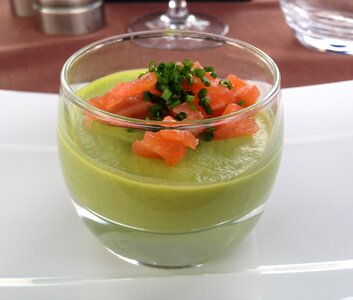 Salmon entry restaurant